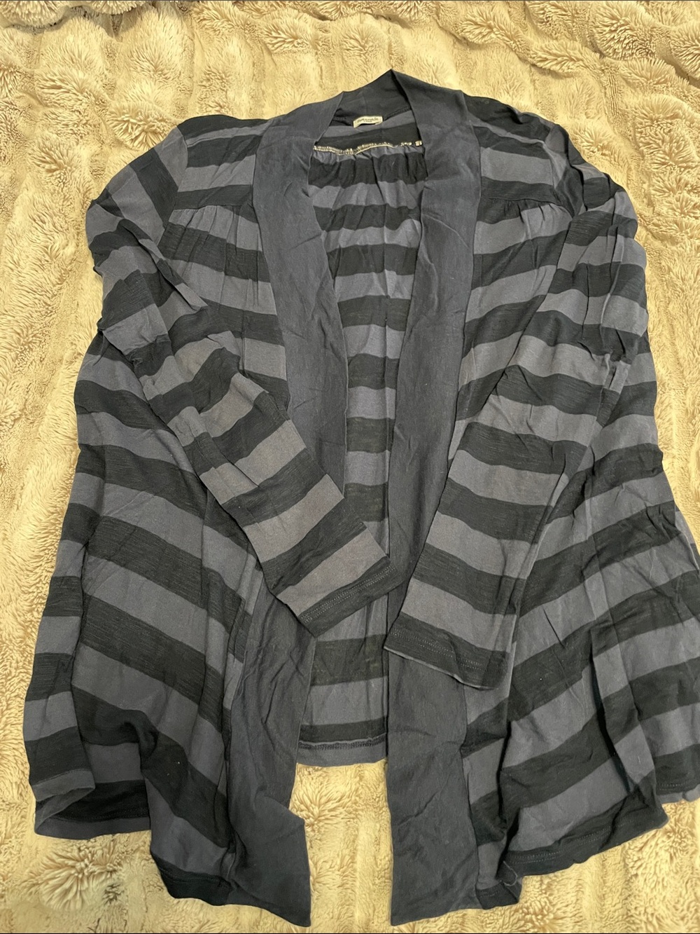 Splendid Striped Open-Front Women's Cardigan Sweater